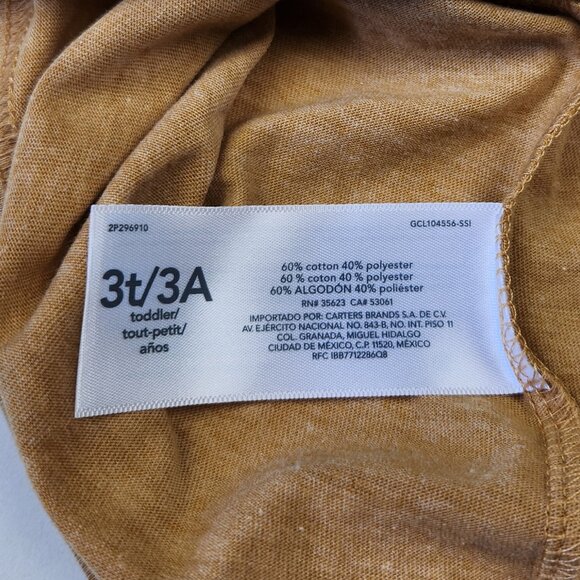 NWT Carter's Soft Stretchy Short Sleeve Polo Shirt 3T - Picture 6 of 7